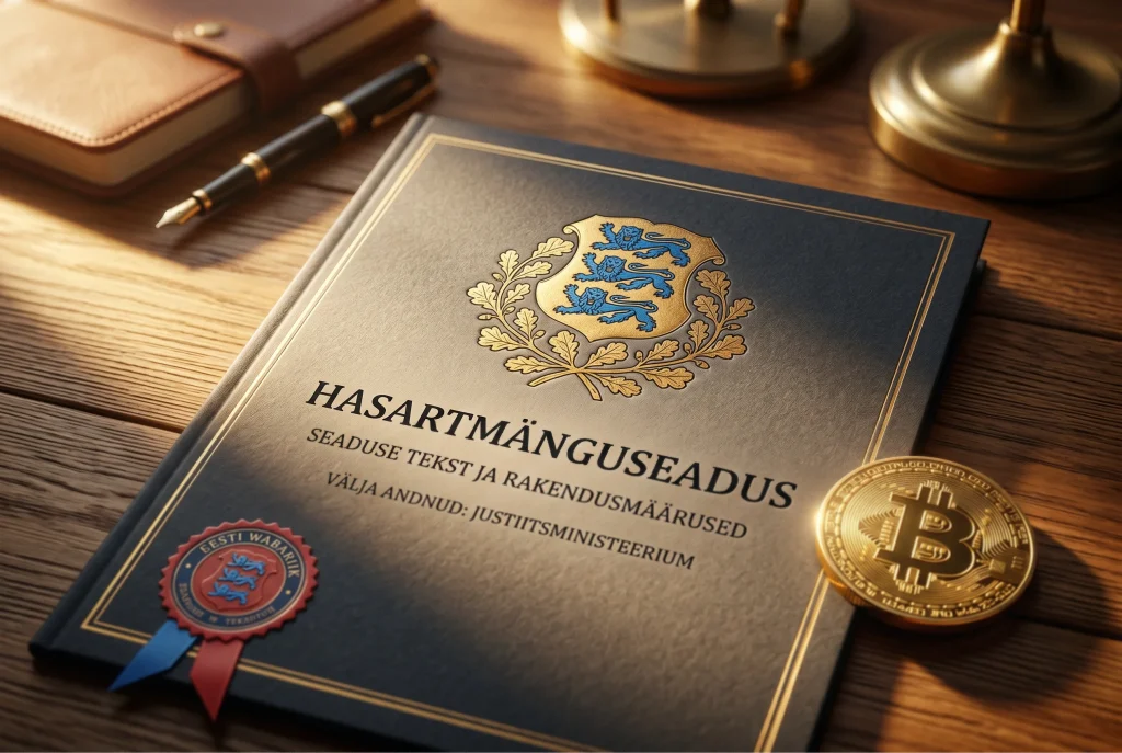 Eesti hasartmänguseaduse reform 2026 — krüptovarade tunnustamine ja litsentsimine